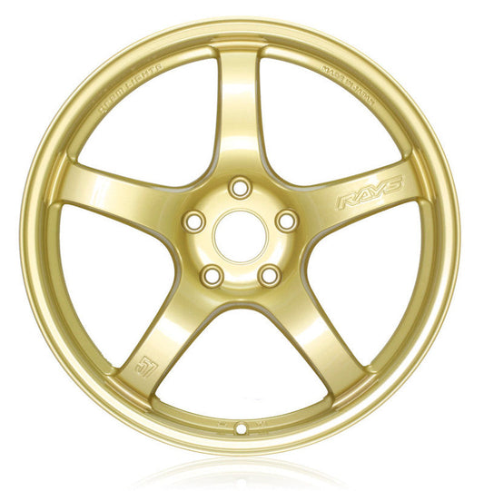 Gram Lights 57CR 18x9.5 +38 5x114.3 E8 Gold Wheel