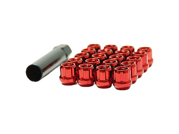 Wheel Mate Muteki Open End Lug Nuts - Red 12x1.50