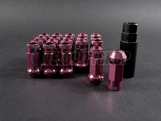 Wheel Mate Muteki SR48 Open End Lug Nuts - Pink 12x1.25 48mm