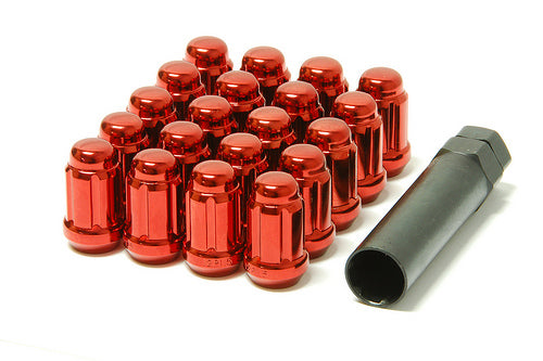 Wheel Mate Muteki Closed End Lug Nuts - Red 12x1.25