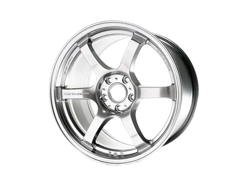 Gram Lights 57DR 18x9.5 +38 5x114.3 Grace Silver Wheel