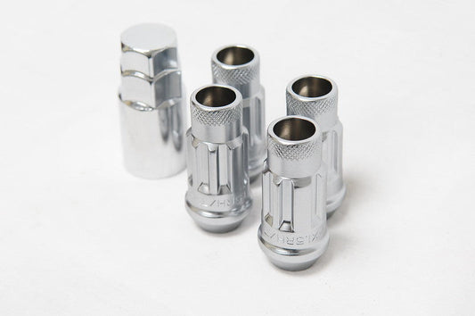 Wheel Mate 14x1.50 Monster Lug Satin Silver Locking Lug Nut