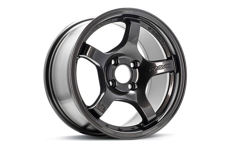 Gram Lights 57CR 15x8 +28 4x100 Super Dark Gunmetal Wheel