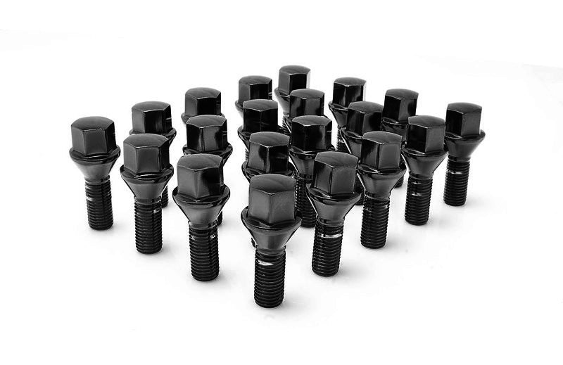 Mevius Black 40mm Lug Bolts 20pcs - M12x1.5