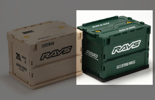 Rays Foldable Box Green (collapsible storage bins)