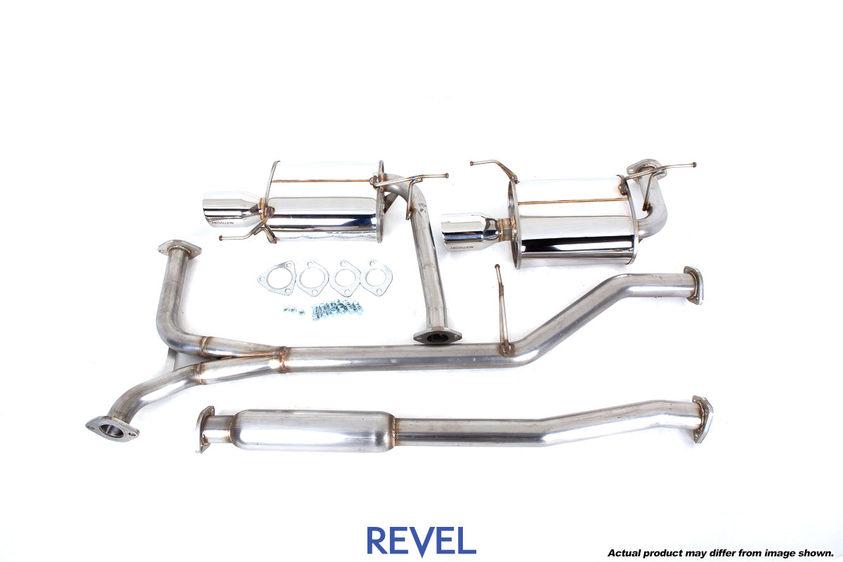 Revel Medallion Touring-S Catback Exhaust - Dual Muffler for 02-03 Acura CL Type S | T70074R