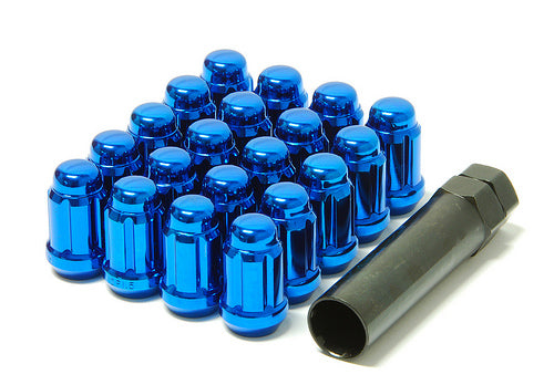 Wheel Mate Muteki Closed End Lug Nuts - Blue 12x1.50