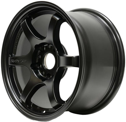 Gram Lights 57DR 15x8 +28 4x100 Semi Gloss Black Wheel