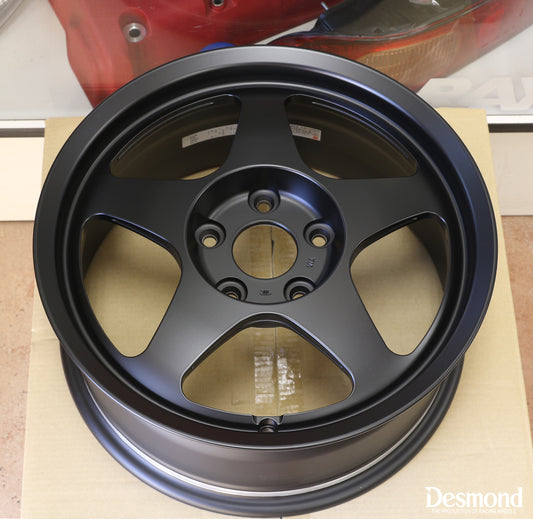 Regamaster EVO II 16x8.0 | ET35 | 5x114.3 | Satin Black Wheels (set of 4)