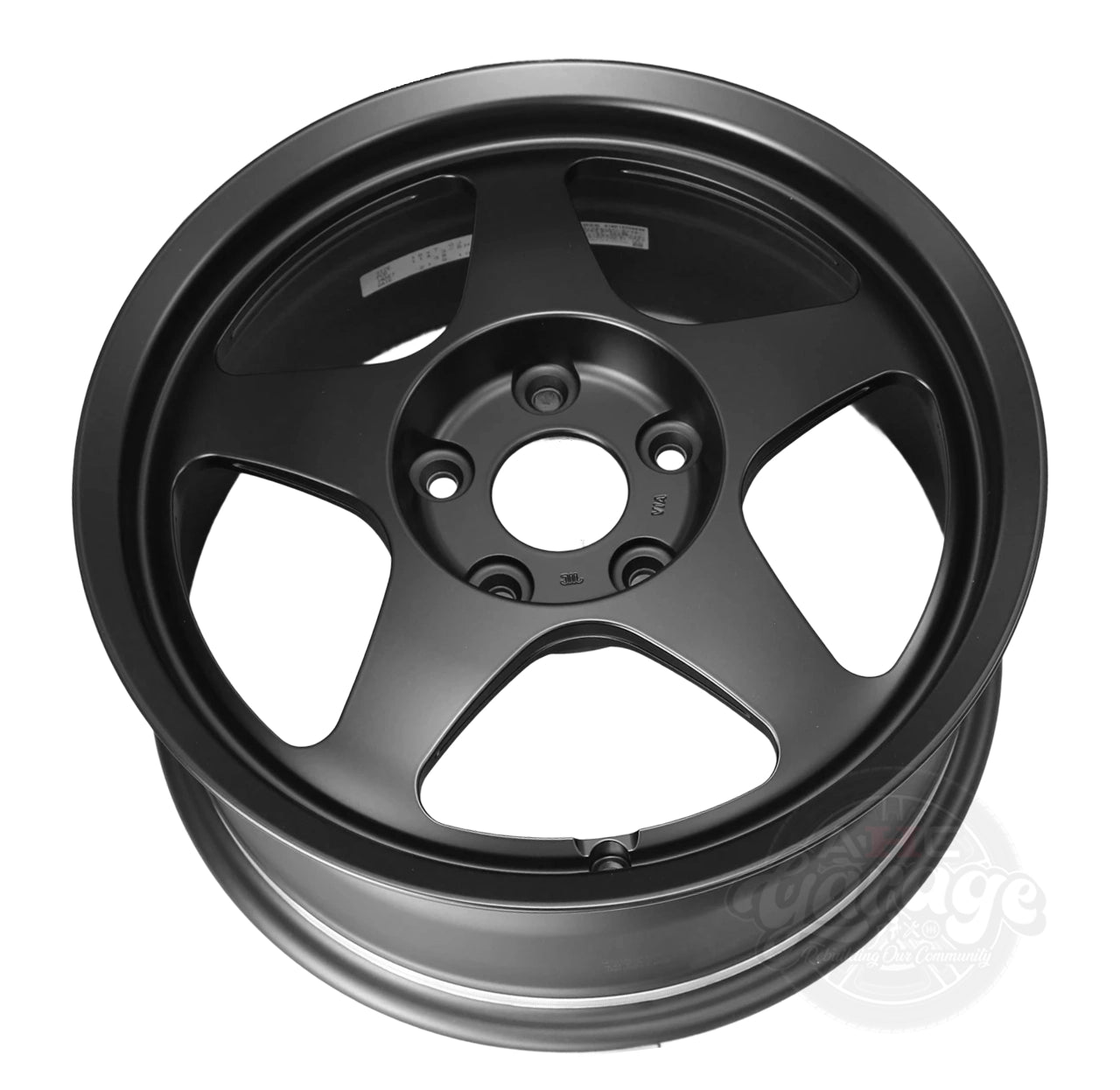 Regamaster EVO II 16x8.0 | ET35 | 5x114.3 | Satin Black Wheels (set of 4)