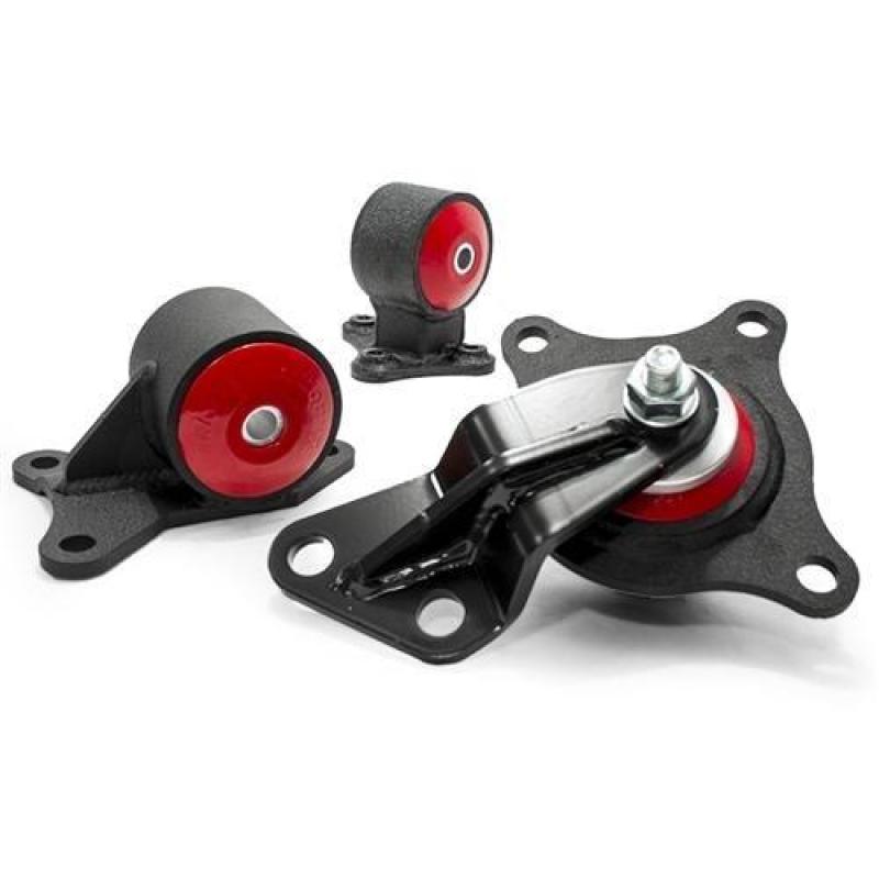 Innovative 01-05 Civic D-Series Black Steel Motor Mounts 75A Bushings