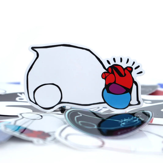 FF Heart Slap Decal