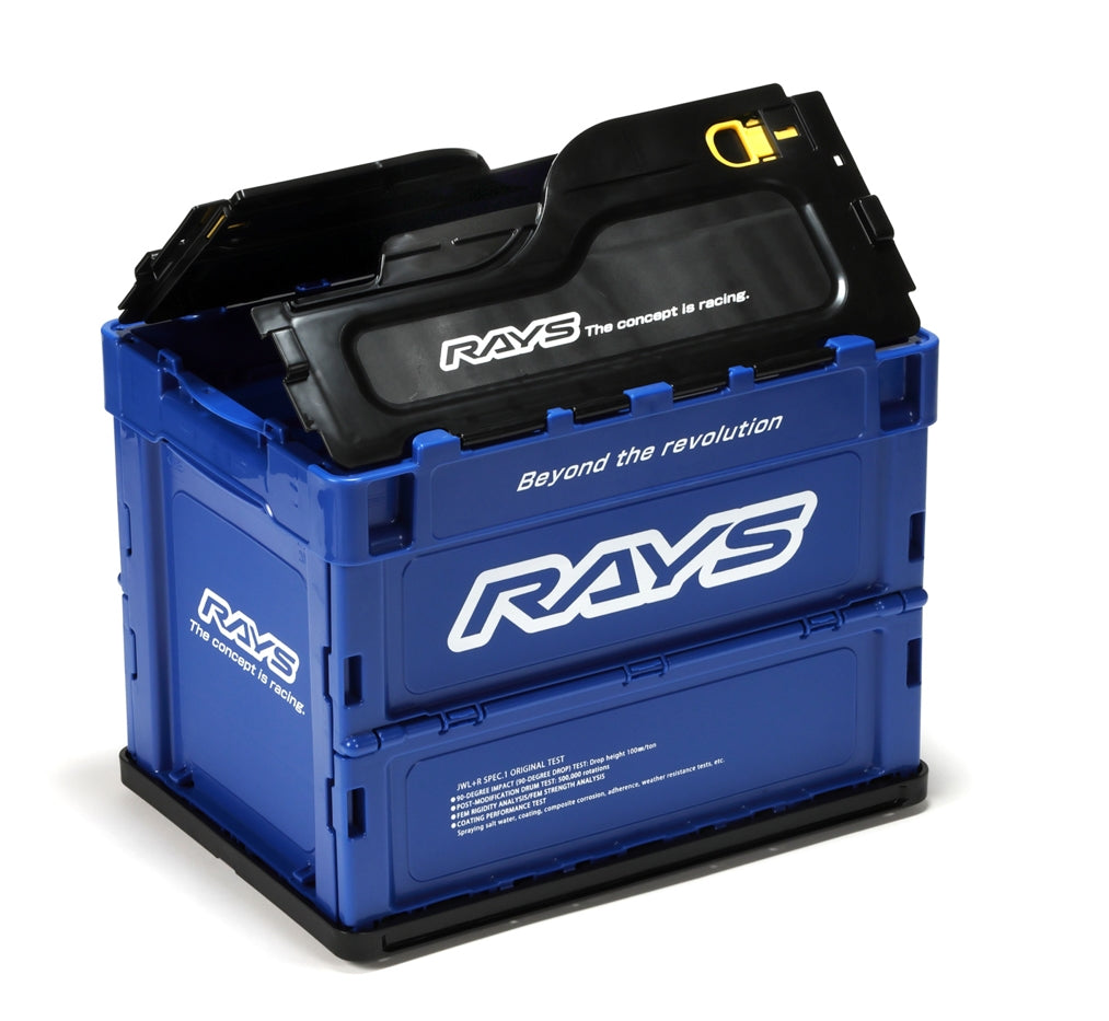 Rays Collapsible Storage Crate (Foldable Box) Blue