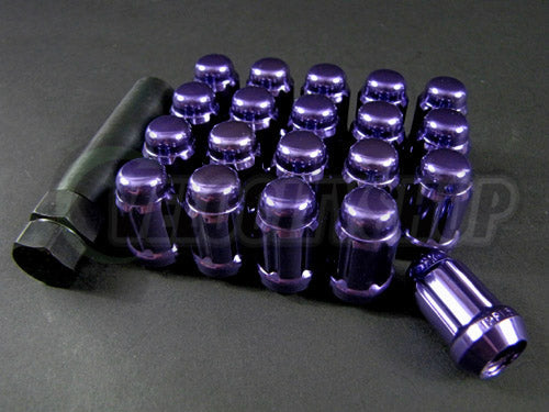 Wheel Mate Muteki Closed End Lug Nuts - Purple 12x1.25