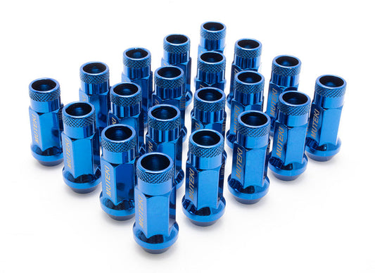 Wheel Mate Muteki SR48 Open End Lug Nuts - Blue 12x1.25 48mm