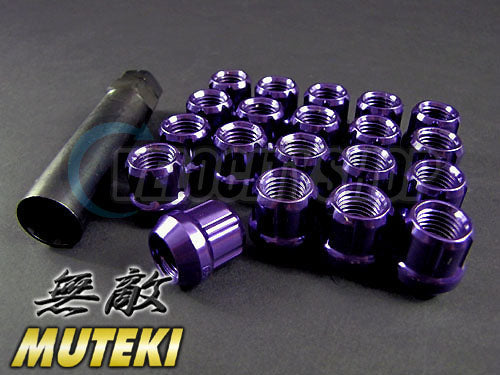 Wheel Mate Muteki Open End Lug Nuts - Purple 12x1.25