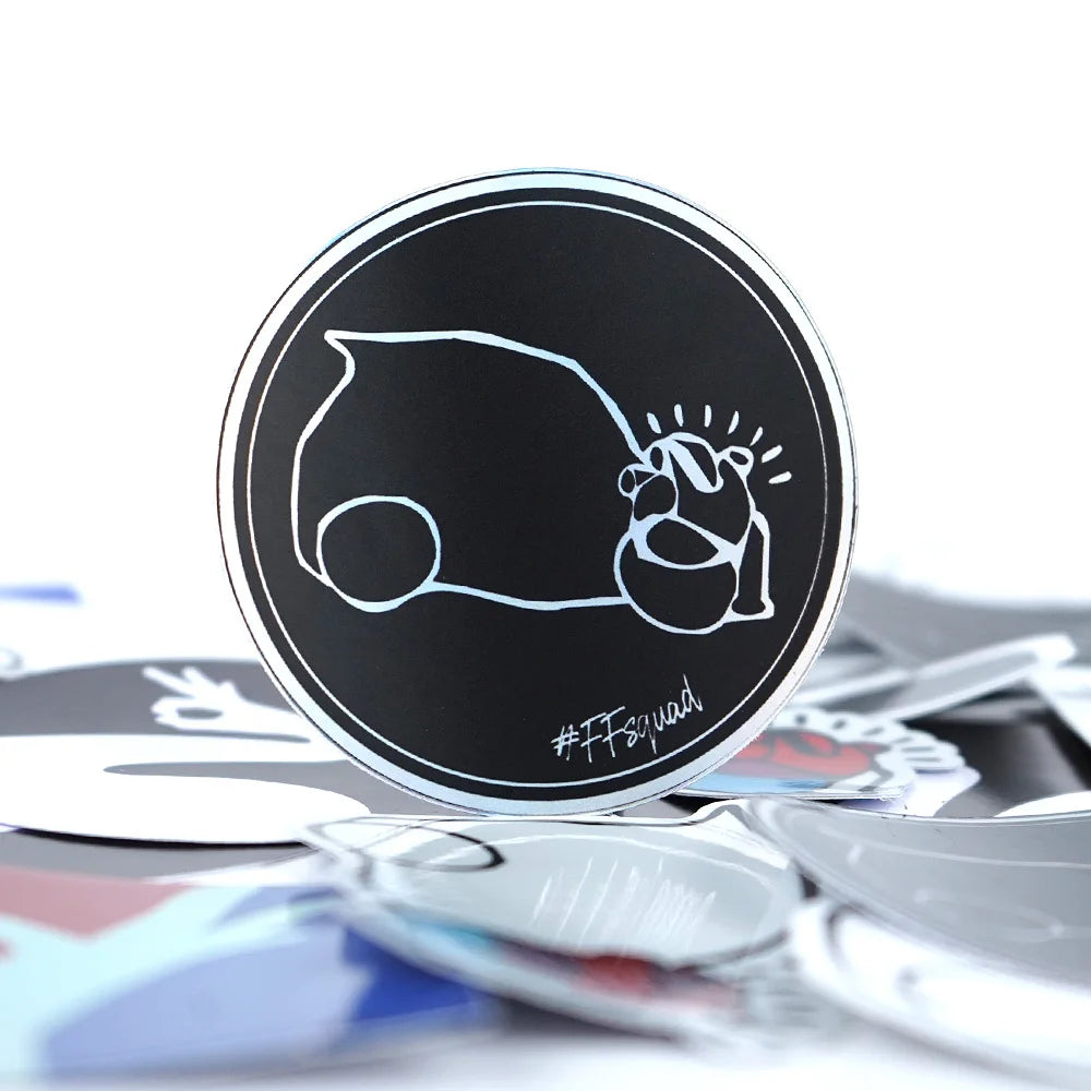 FF Heart Circle Slap Black Edition – Holographic Series