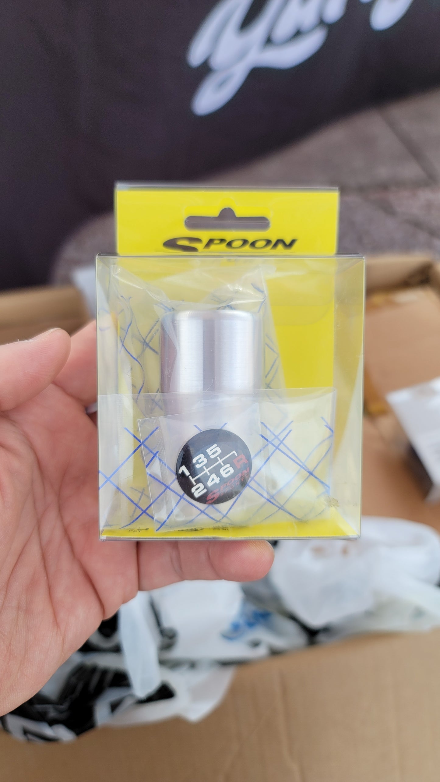 Spoon Sports Shift Knob Silver 6-Speed (ALL-54102-002)