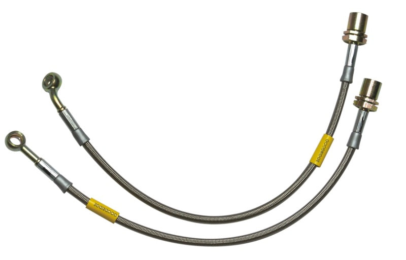 Goodridge 90-91 Honda CRX SI w/ Rear Disc SS Brake Lines | 20014