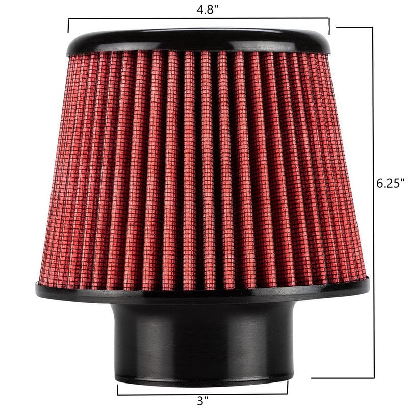 DC Sports Intake System DC Sports 3" Replacement Air Filter Open Top