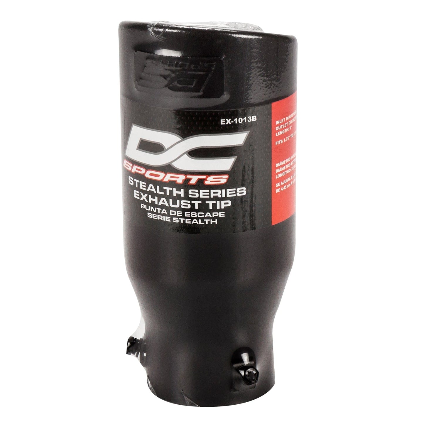 DC Sports Exhaust DC Sport Universal Bolt On Exhaust Slant Cut Tip 2.875" Inlet 3.87" Outlet