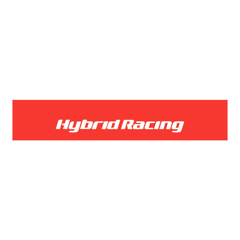 Hybrid Racing Tribute Windshield Sunstrip Red HYB-STI-00-03